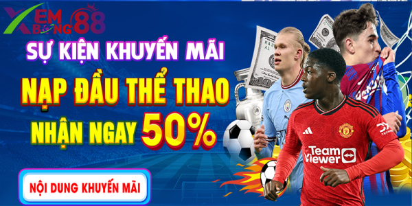 SHBET - Nạp tiền lần đầu và nhận khuyến mãi thêm 50%